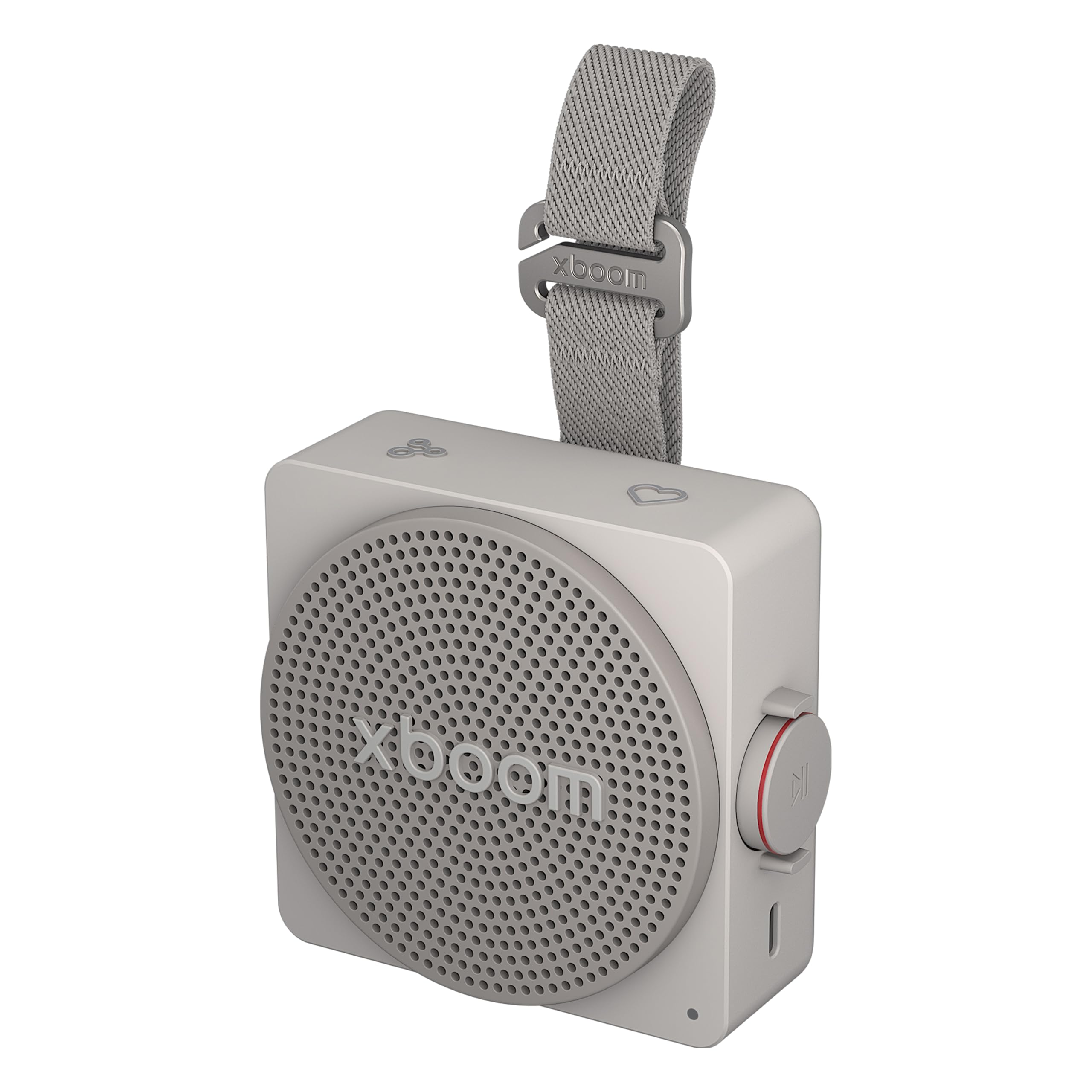 LG xboom Mini by will.i.am Portable Bluetooth Speaker - Warm Grey