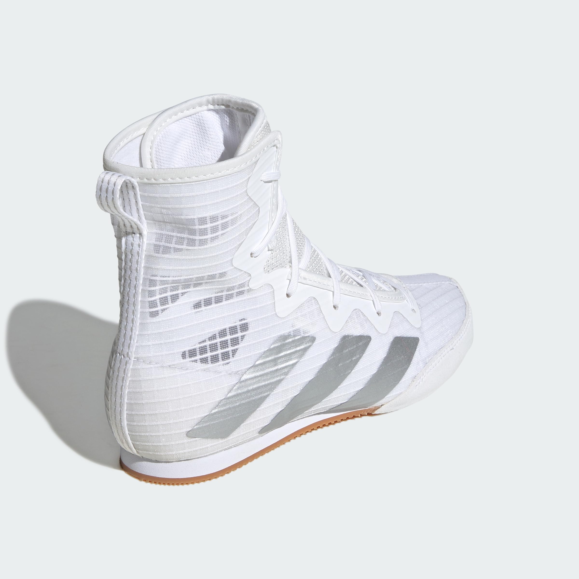 adidas unisex kids' box hog 4 k white 6.5