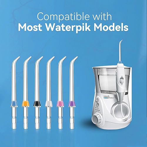 Miniatura 23 de Puntas de repuesto para Waterpik Aquarius Water Flosser Waterpik Cabezales de repuesto para cepillos de dientes e irrigadores orales