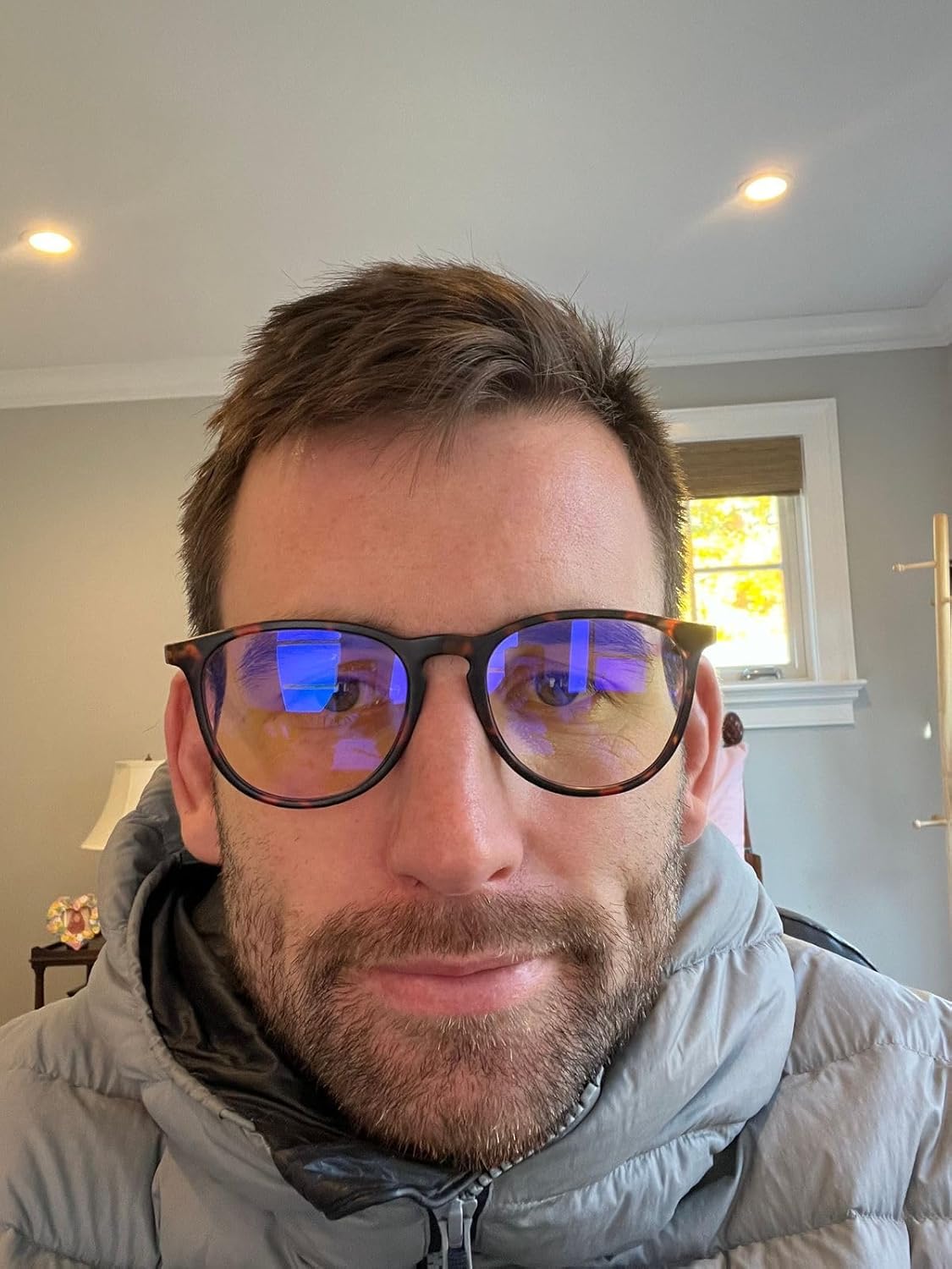 BluBlocker Hyde Park Tech Glasses (Demi-Tortoise): Healthier Eyes and Better Sleep. Blue Light Glasses for Computer, TV, Gaming | Blue Light Glasses | Sunglasses | Blue Blockers | Blue Light Blockers - Image 3