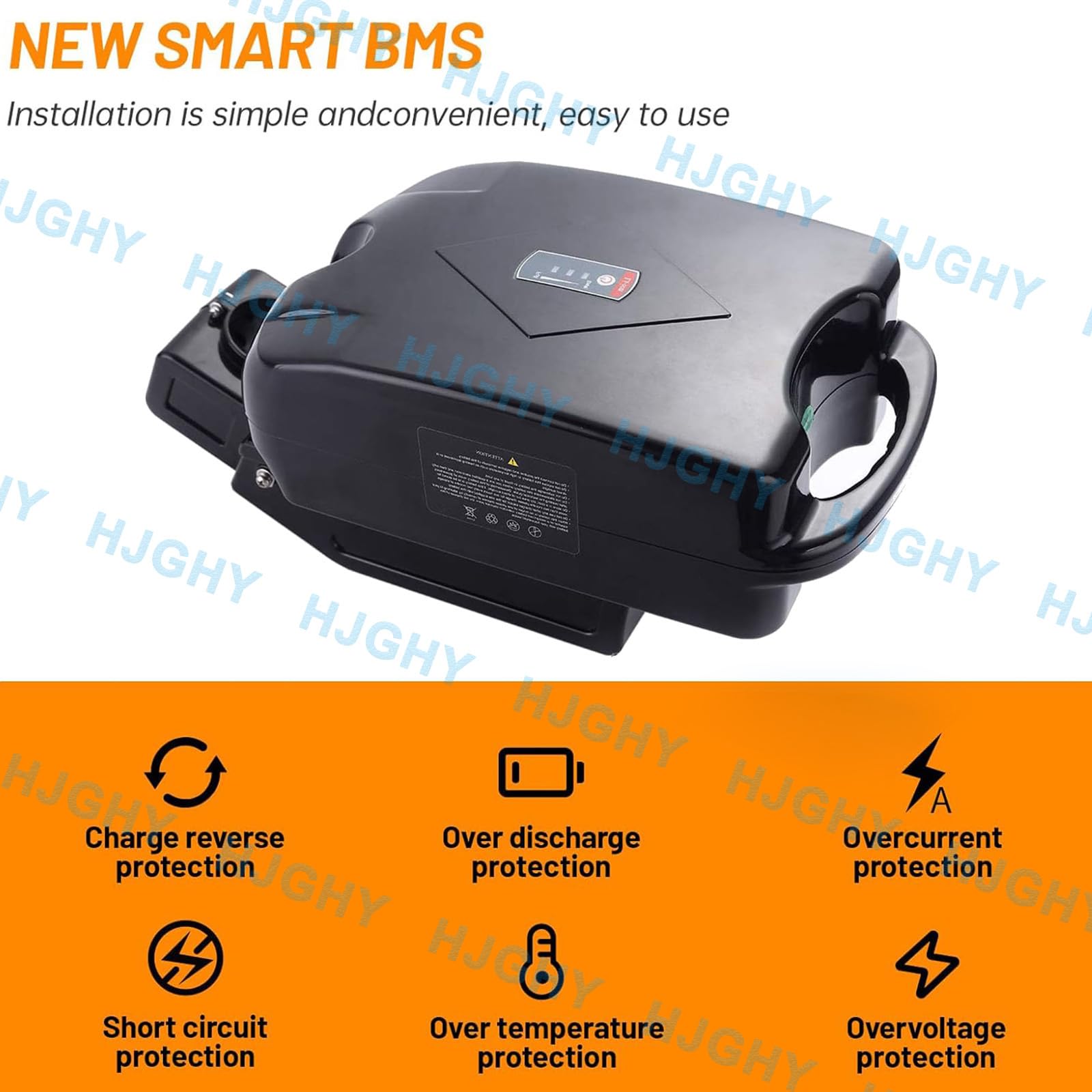 Batería de Litio para tija de sillín de 24 V, 36 V y 48 V, 6 Ah, 8 Ah, 10 Ah, 12 Ah, 15 Ah, 18 Ah y 20 Ah, para Motor de 0 a 720 W, baterías Recargables con Cargador.