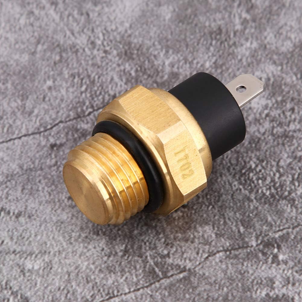 Fan Switch for Honda, Temperature Sensor Switch, Replacement for Honda VFR700F VFR750F VFR800 VTR1000F VT600 VT750 VT1100 37760-MT2-003 Home
