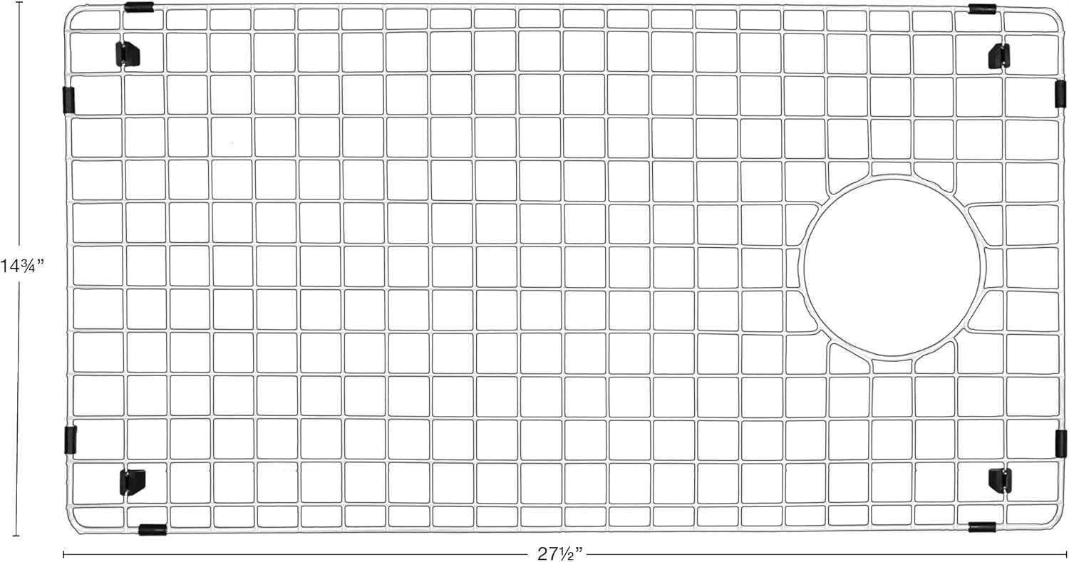 Karran GR-6012 Stainless Steel Bottom Grid 27-1/2 in. x 14-3/4 in. Fits QT-670, QU-670