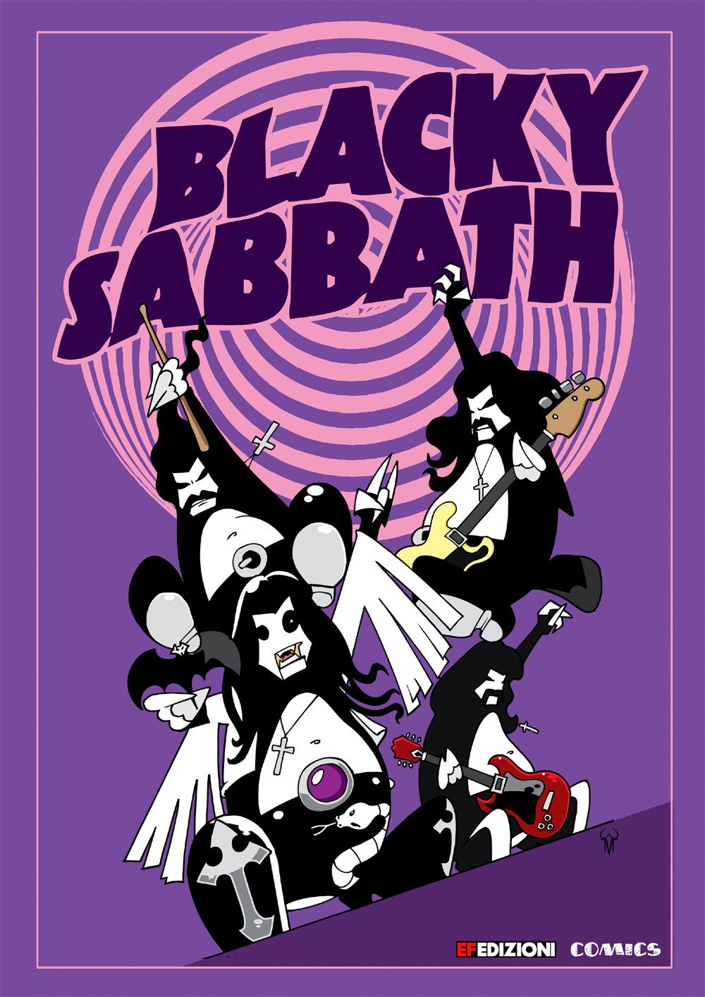 Blacky Sabbath style rock authentique pour masquer les signes d'usure