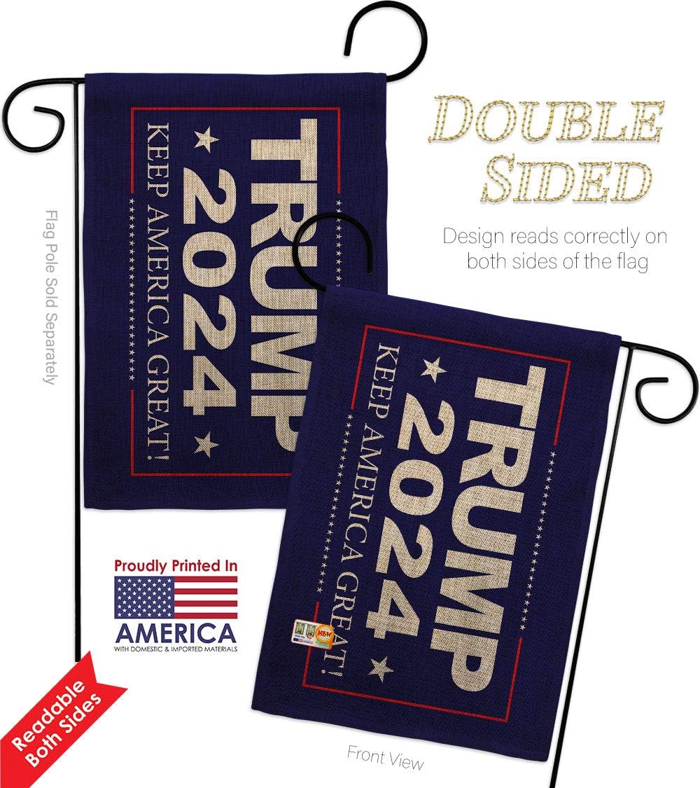 PA-GP-192175-IP-DBAE Trump 2020 Decoration Banner Small Yard Gift Double-Sided, Made in USA