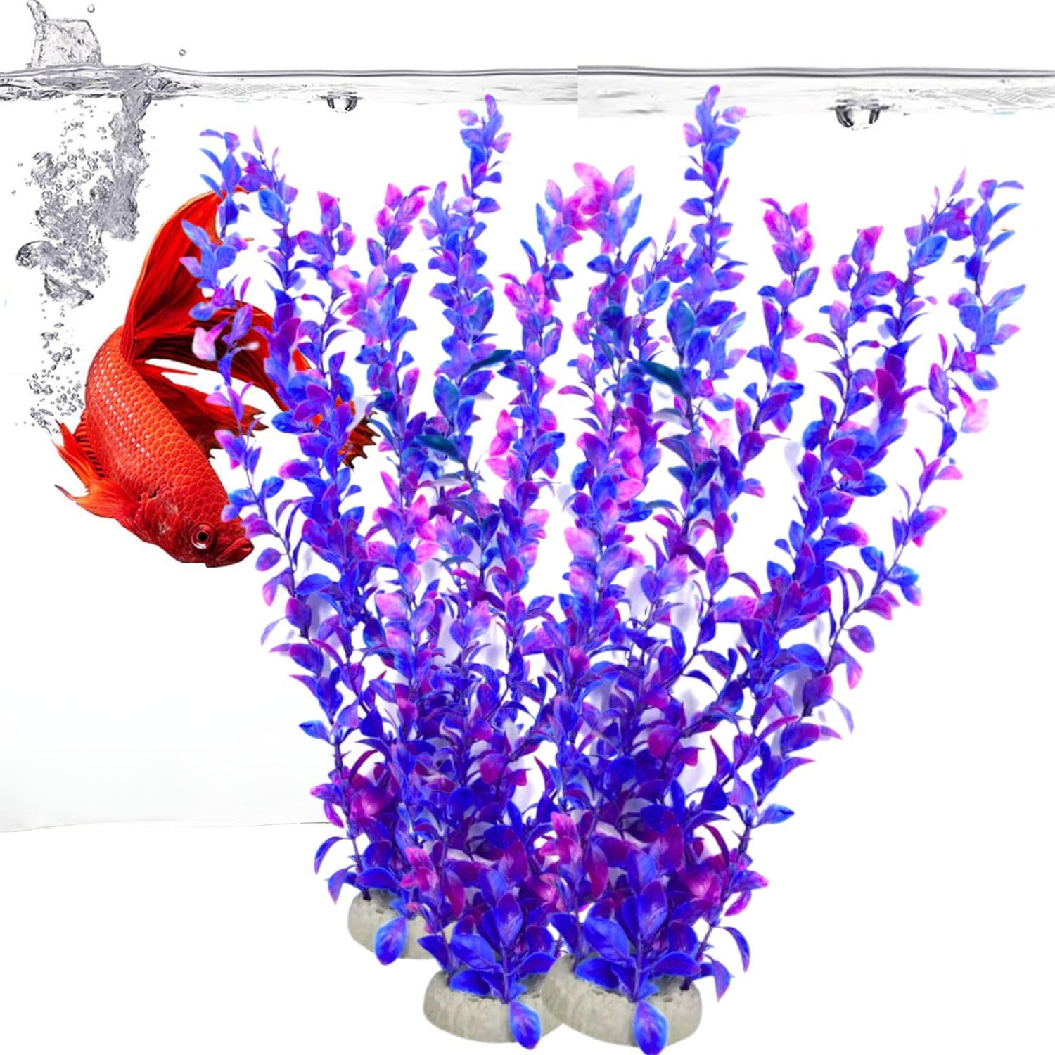 VAYINATO® Purple Rotella Plastic Aquarium Fish Tank Decoration Plants (12 inch, Pack of 6) by Petzlifeworld (B0C3GW8LSY) Amazon Price History, Amazon Price Tracker
