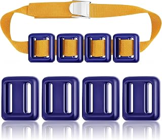Tellegloww 4 Pcs Dive Weights Belt for Scuba Diving Coated Dive Weights Nylon Dives Belt with 1 Metal Quick Release Buckle for Free Diving Spear Fishing