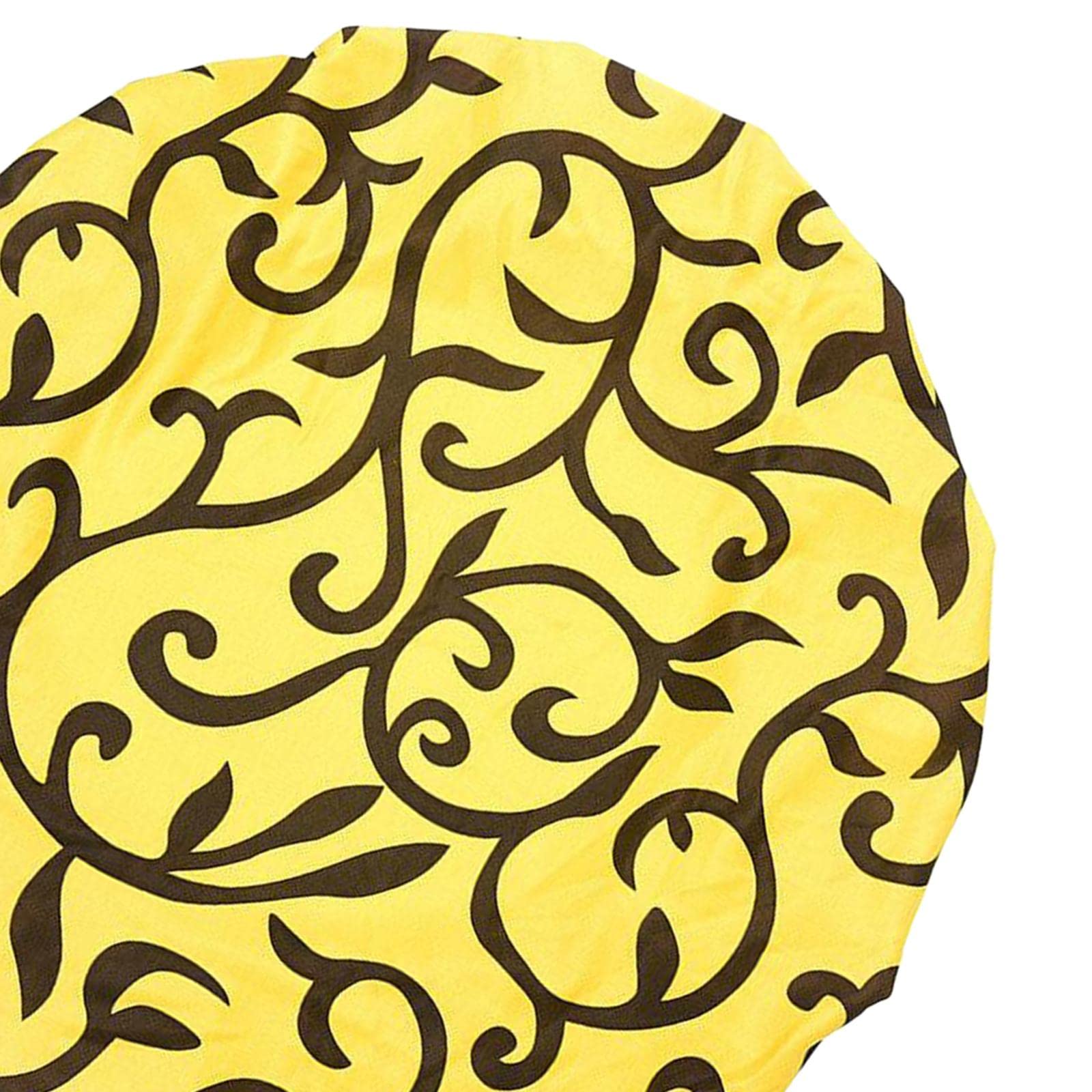 Indoor Outdoor Patio Round Fitted Tablecloth,Elastic Edge Waterproof Cover Yellow 150cm | Home & Garden | Kitchen, Dining & Bar | Linens & Textiles | Tablecloths-image-9