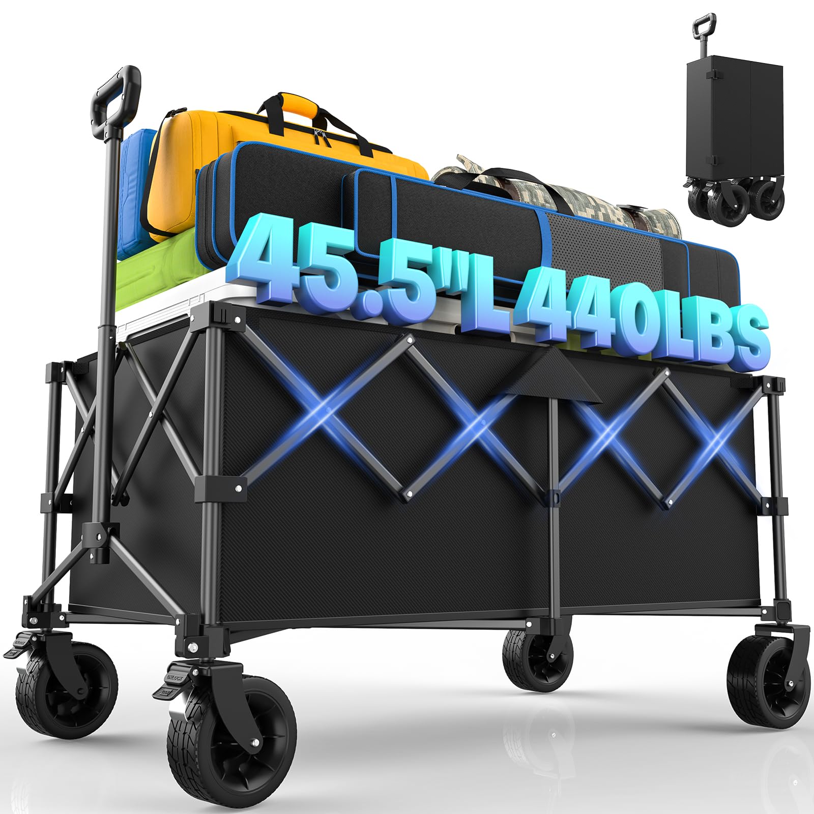 Kitsure Collapsible Wagon 440LBS