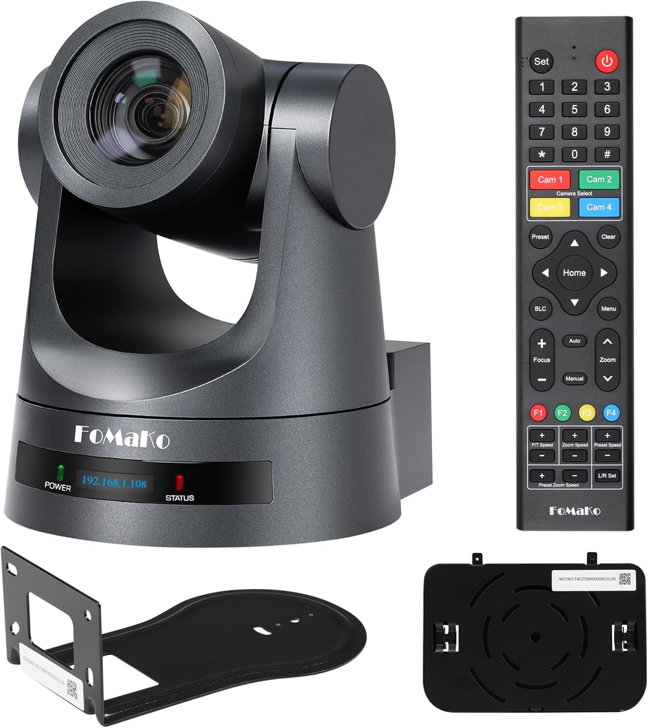 FoMaKo HDMI PTZ Camera with 20X Optical Zoom, 3GSDI+HDMI+IP Outputs PoE 1080p/60fps Full HD PTZ