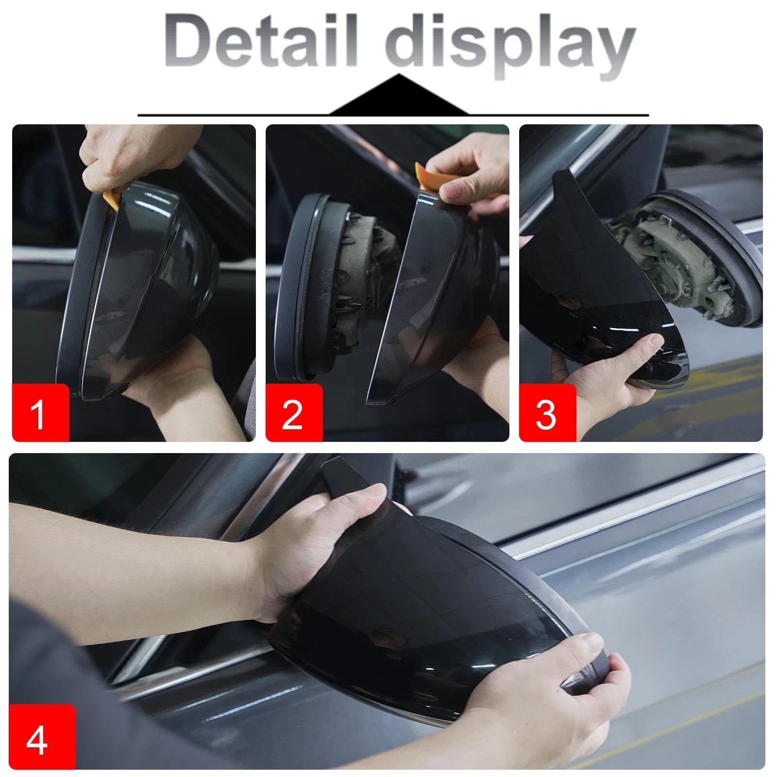 1 Paar Carbon Pattern Spiegelkappen Auto Rückspiegel Kappe Rückspiegelgehäuse für BMW 1 3 Series E87 E81 E82 E90 E91 E92 E93 LCI 2008-2015