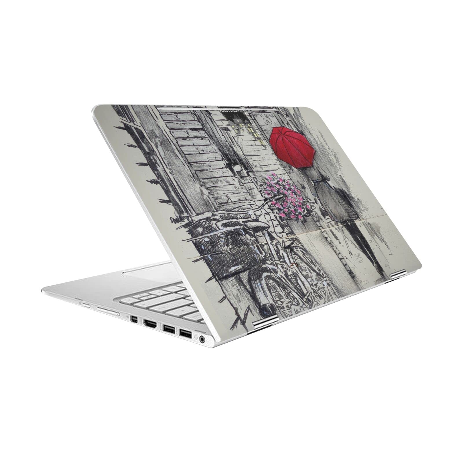 Peau vinyle LouiJoverArt Promenade D'Amsterdam HP Spectre Pro X360