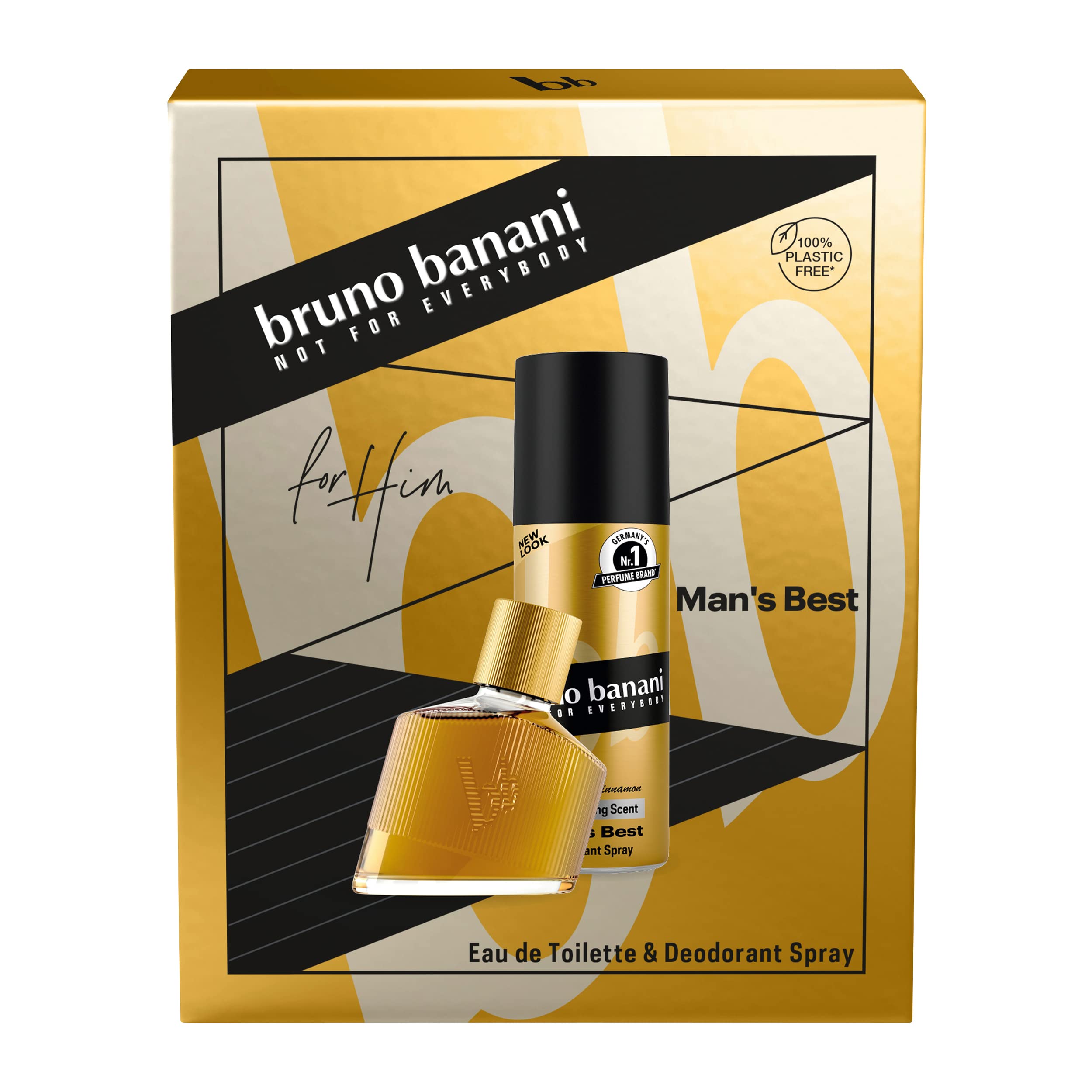 bruno banani Geschenkpackung Mans Best Eau de Toilette 30ml + Deo Body Spray 50ml