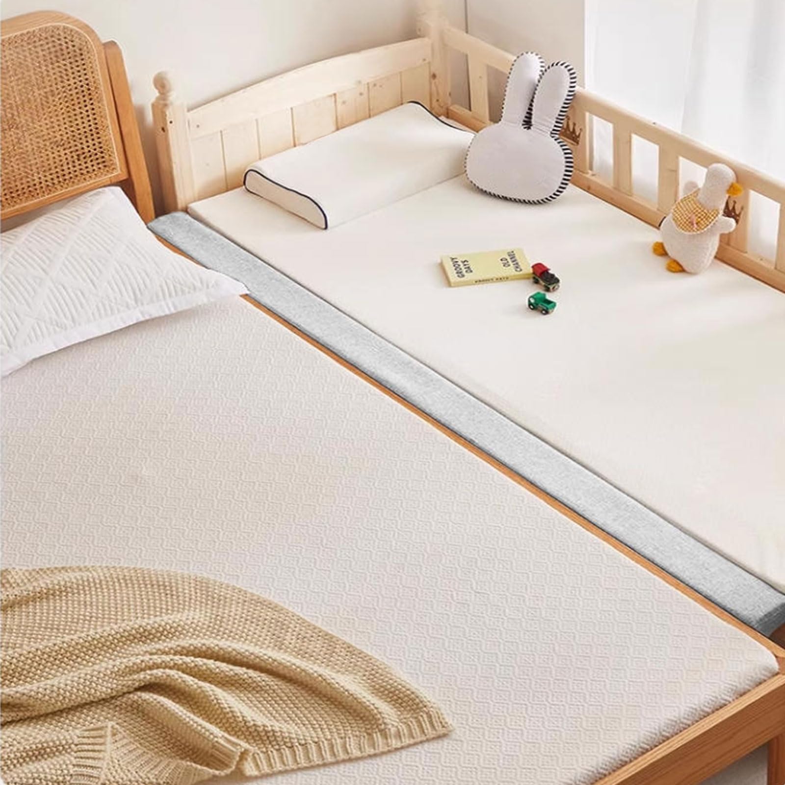 Tête de lit en chenille pour lit simple/double/grand lit/king size, housse amovible 160 x 15 x 20 cm
