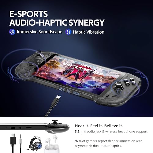 Miniatura 4 de OnePro Cloud Handheld Portable Remote Play Gaming Console, For Xbox Cloud Gaming, NVIDIA GeForce NOW, Playstation, PC, Long-Battery Life, 7" 1080P