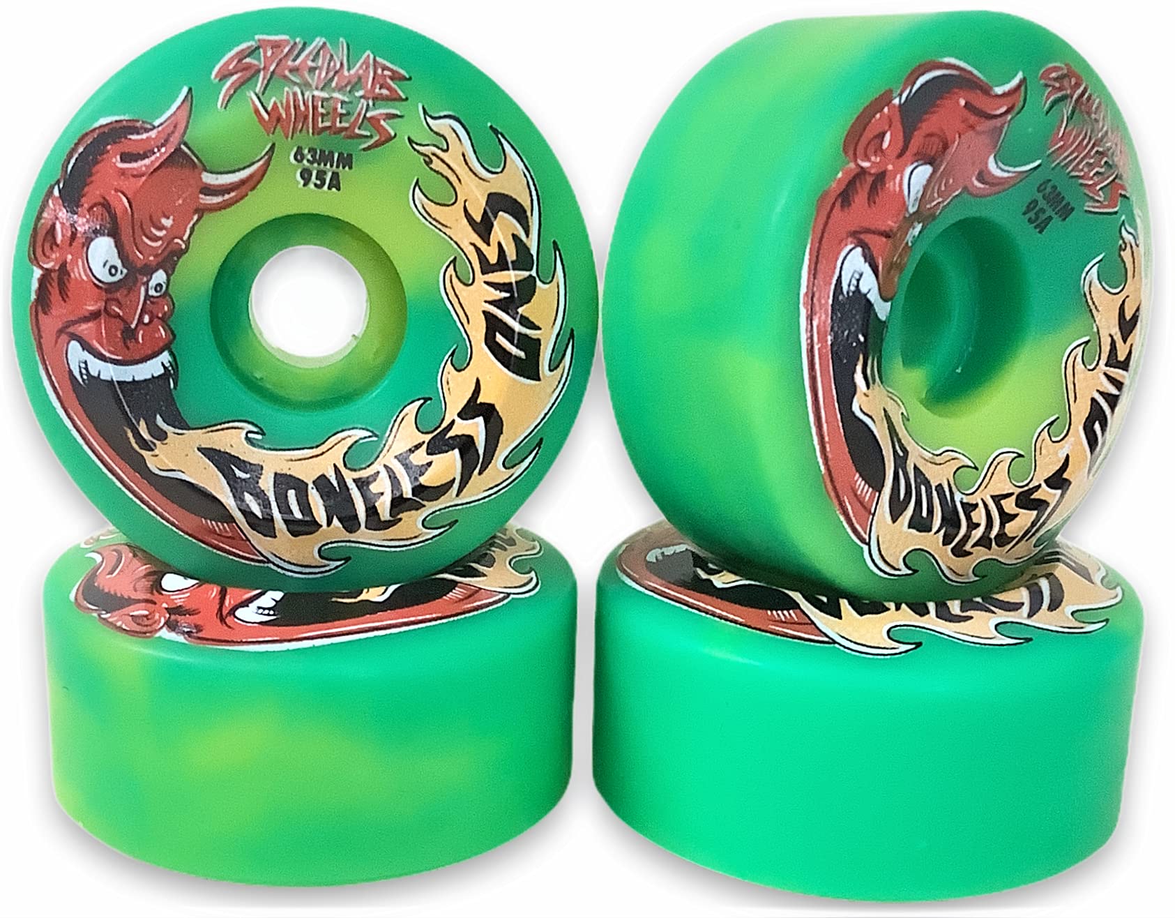 SpeedLabWheels - The Boneless Ones 63mm / 95A (Set of 4)