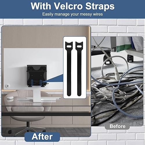 Miniatura 8 de Adjustable Client Mount Bracket Mounting Computer Monitor Arm Stand Under Desk Installation Under Desk Monitor Arm Stand