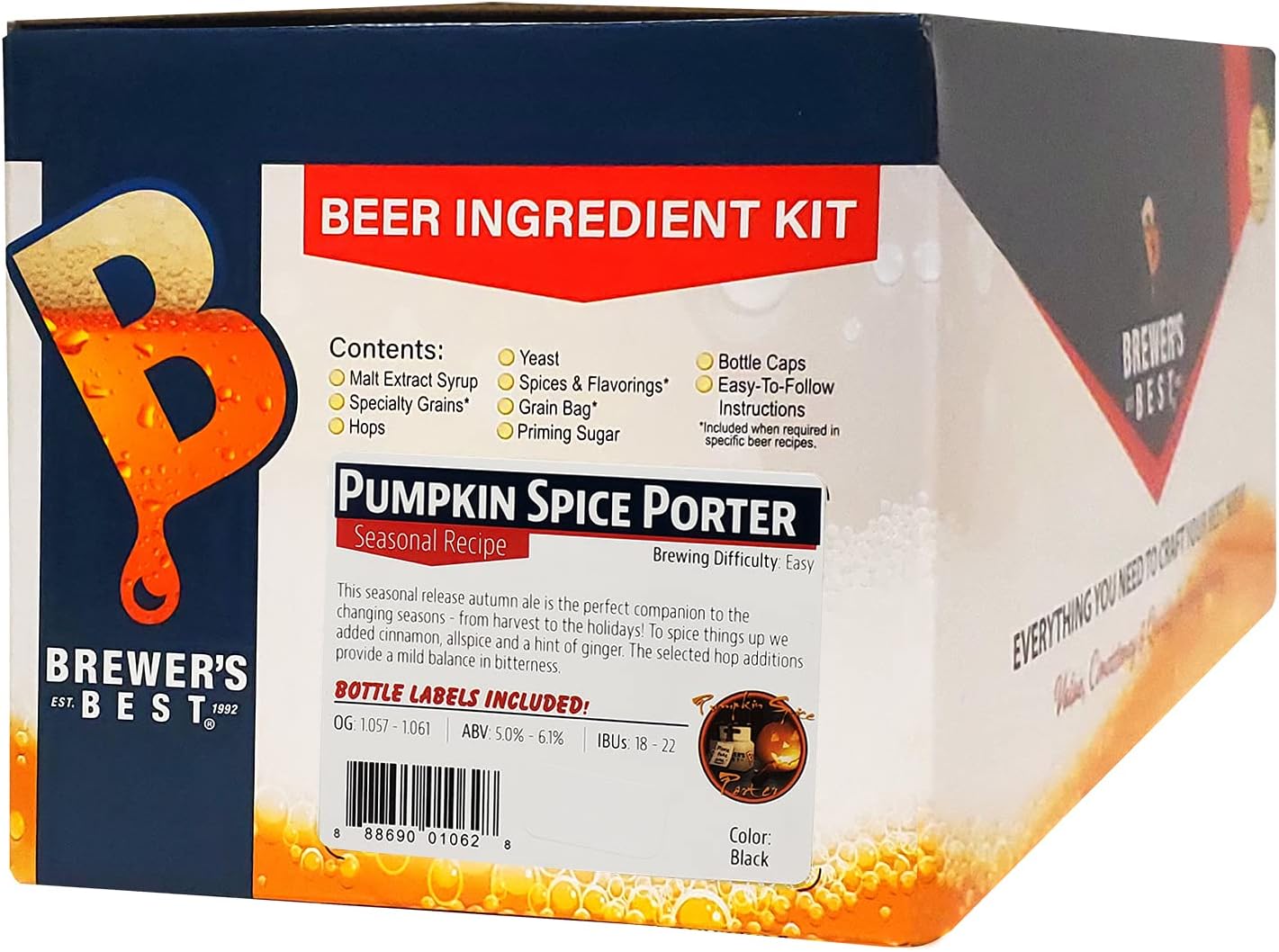 Brewers Best Pumpkin Spice Porter Beer Ingredient Kit