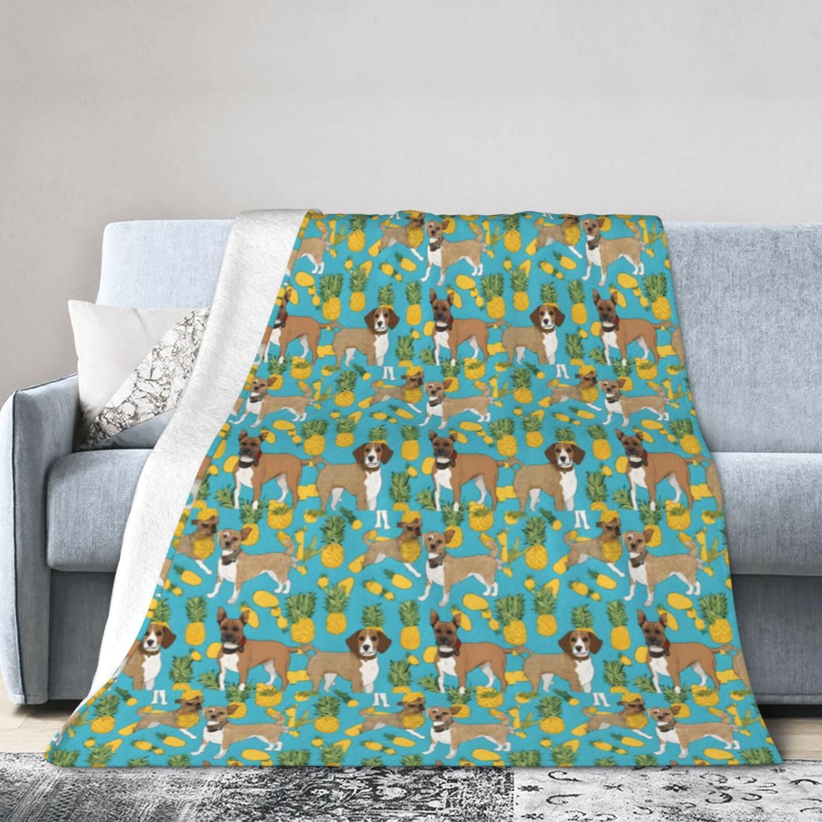 Couverture personnalisée flanelle d'automne plaid doux cadeau idéal maison