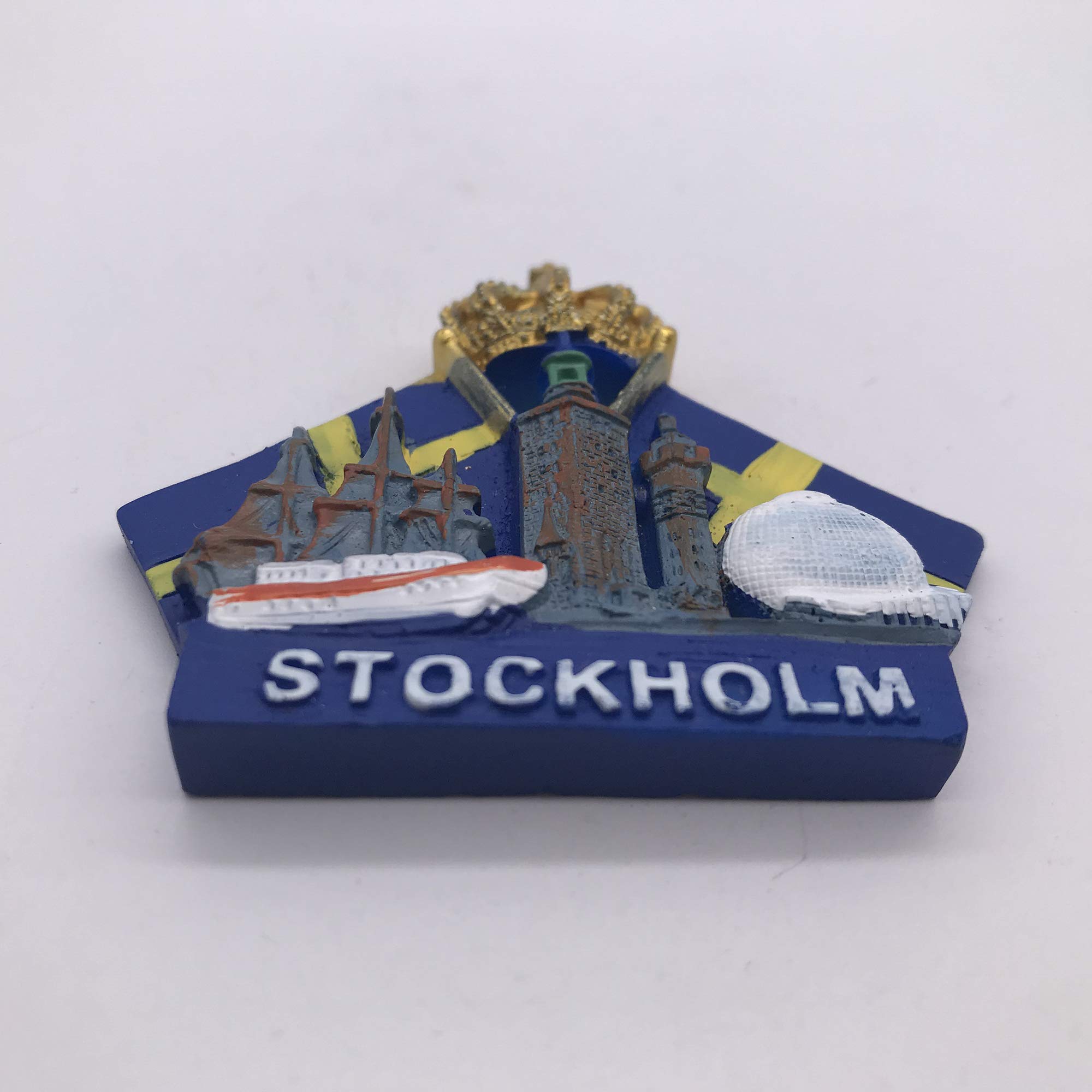 Magnete Frigorifero 3D Svezia Dalamu – Souvenir Turistico In Resina, Regalo Originale Per La Casa - 2