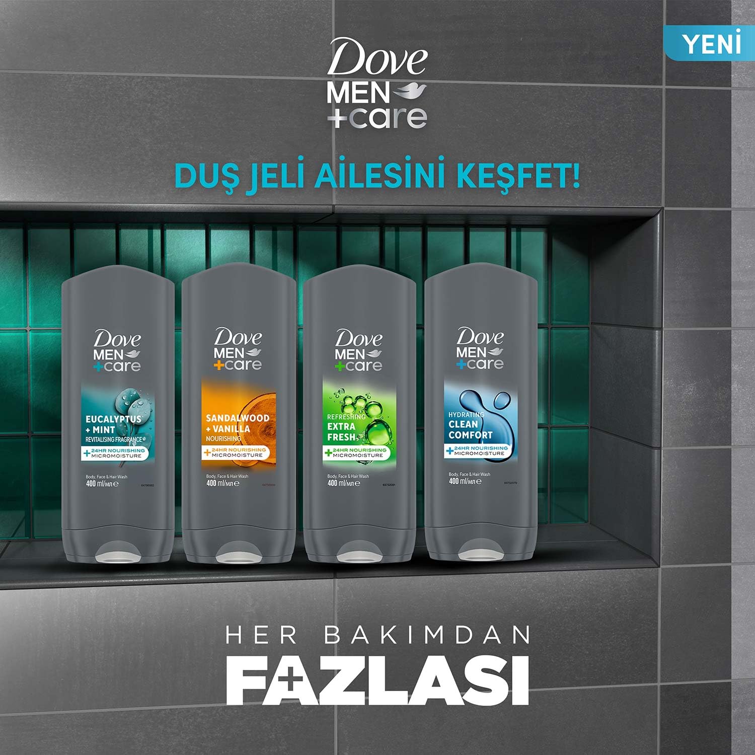 Dove Men Care Clean Comfort Duş Jeli 400 Mililitre