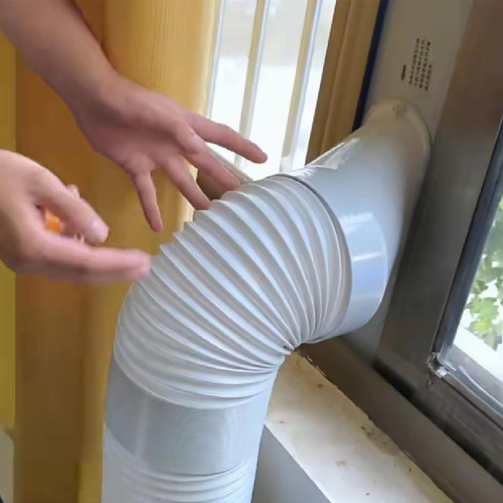 Manguera portátil de aire acondicionado Flexible, de repuesto, 15 cm de