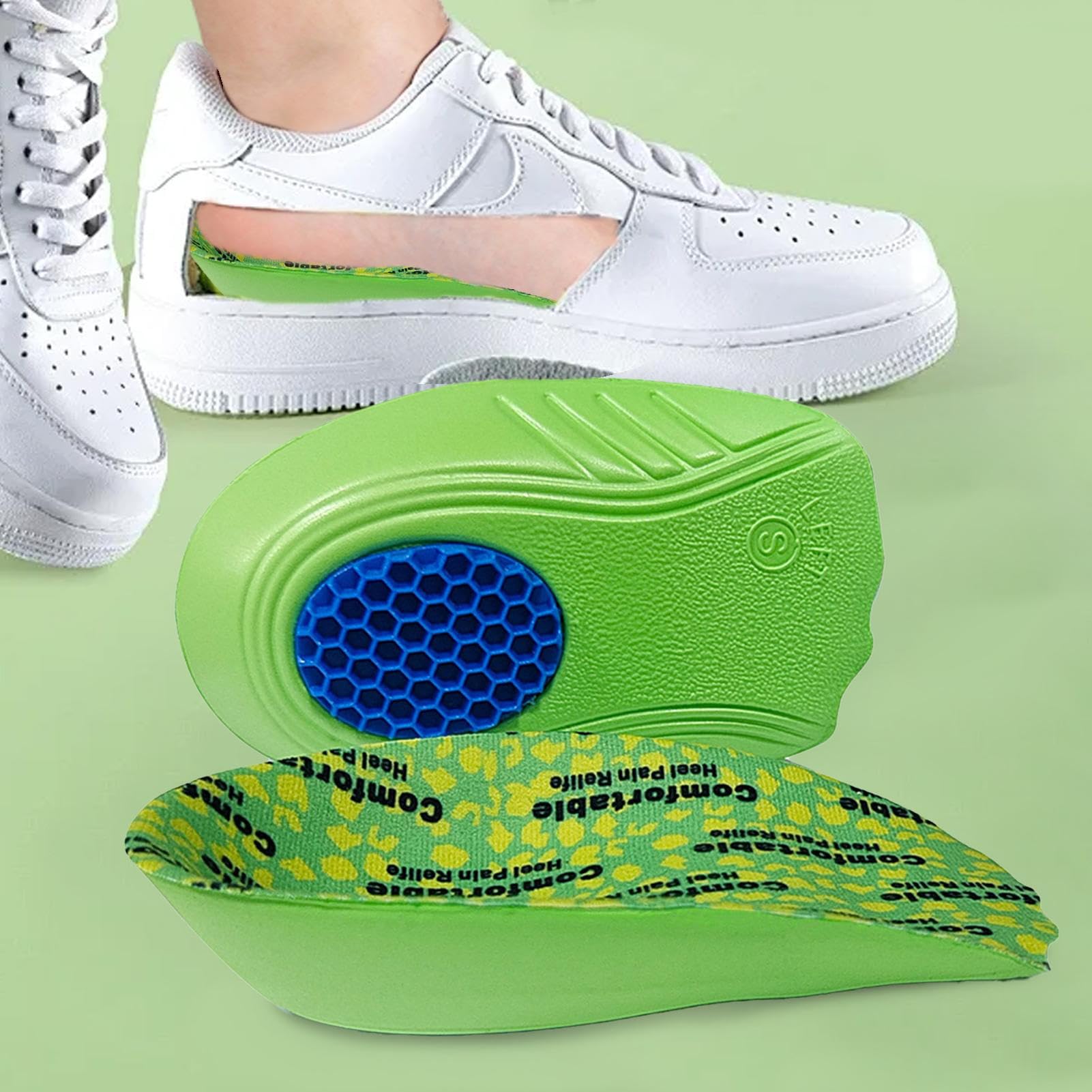 Fersenkeileinsätze, Einlegesohlen zur Erhöhung der Körpergröße, Schuhheber