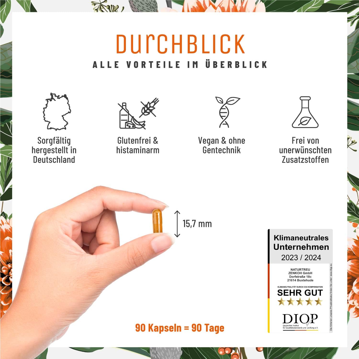 Augenvitamine - Lutein Zeaxanthin Komplex Kapseln mit Beta Carotin & Vitamin A hochdosiert & Vegan - 90 Augenkapseln mit Lutein 20mg für 3 Monate - Augen Vitamine - 100% natürlich