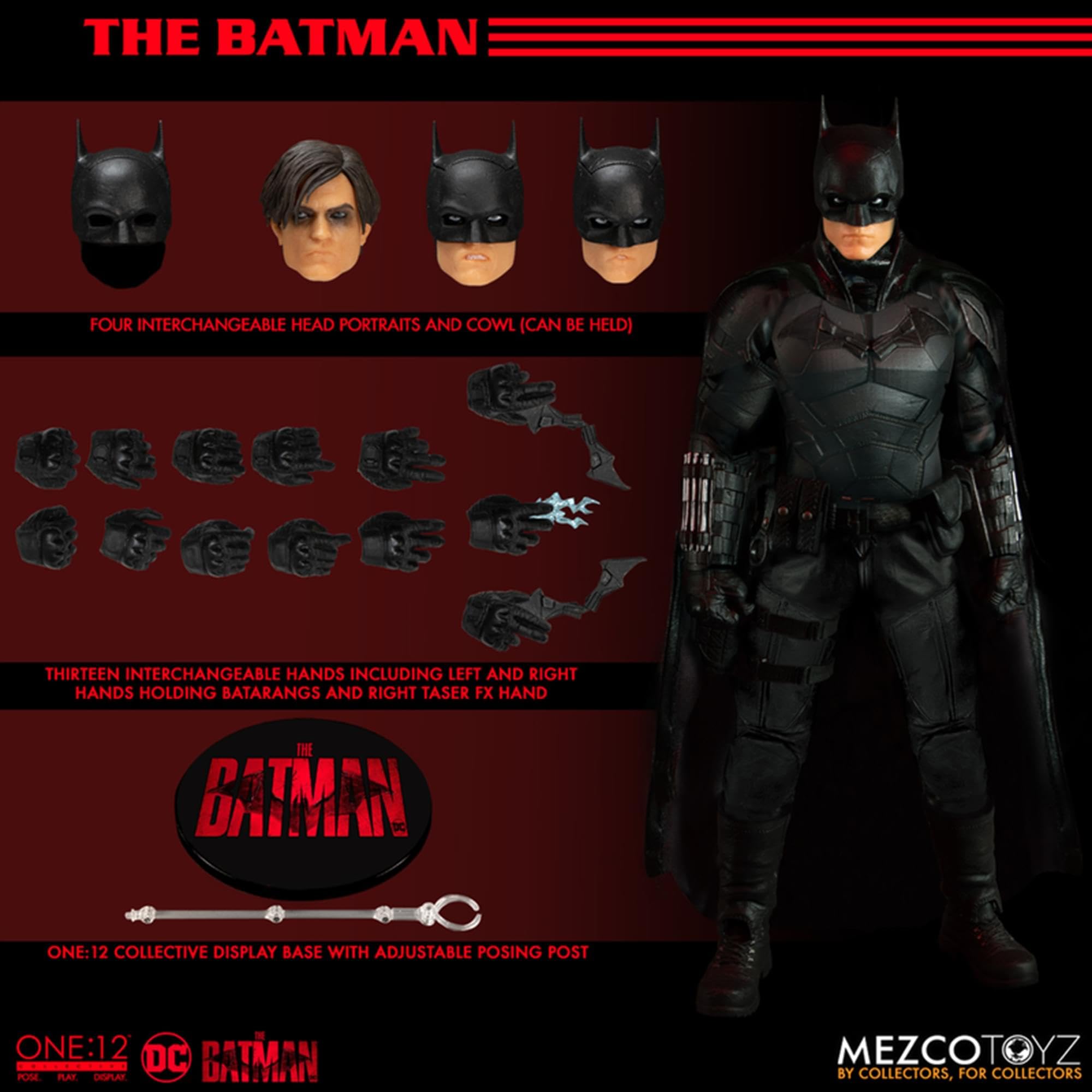 Mezco Cosmic Group figurki wielokolorowe Batman