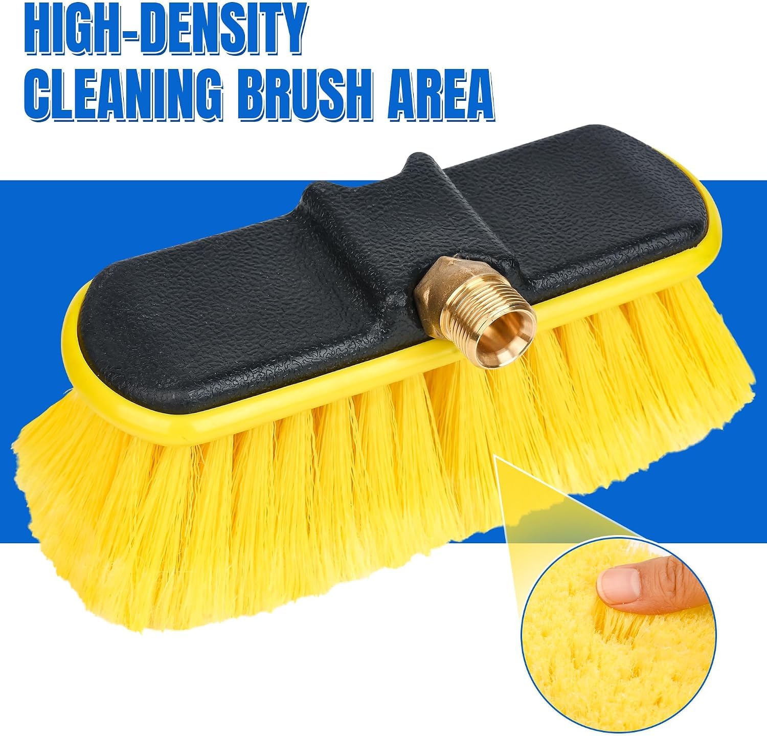 Tête de brosse télescopique pour nettoyeur haute pression (M22-14 mm)