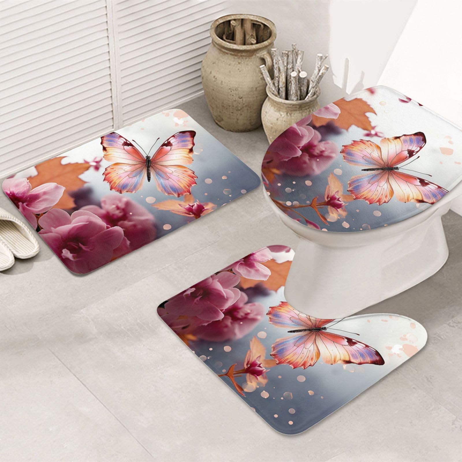 Tapis de bain antidérapant OUSIKA en microfibre ultra absorbante pour une sécurité maximale