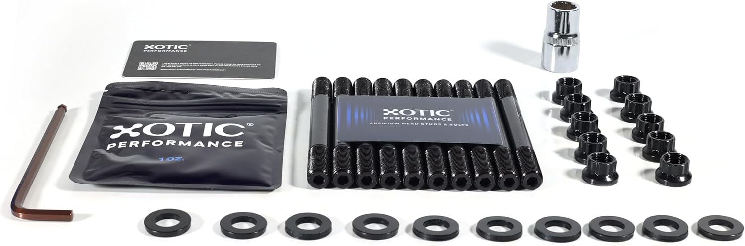 Head Stud Kit Replacement Kit for Mitsubishi 7-Bolt 4G63 1994-1997 - Xotic Performance™ CP110
