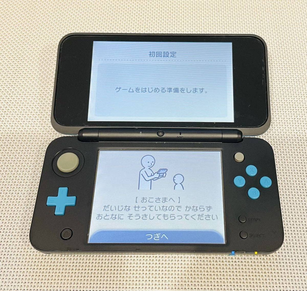 Amazon.co.jp: new2DSLL ブラックターコイズ 本体動作品 : ゲーム 