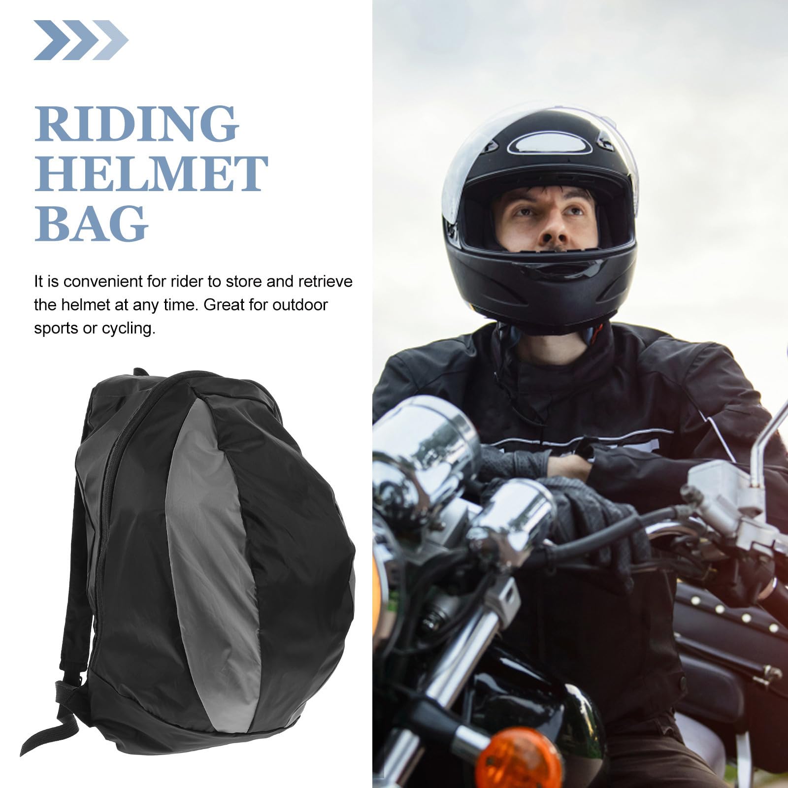 BESPORTBLE Bolsa de Casco de Ciclismo Bolsa de Hombro Bolsas de Gimnasio Accesorios de Mochila Bolsa de Viaje Organizador de balones de Interior Portador de balones Deportivos Nylon Black