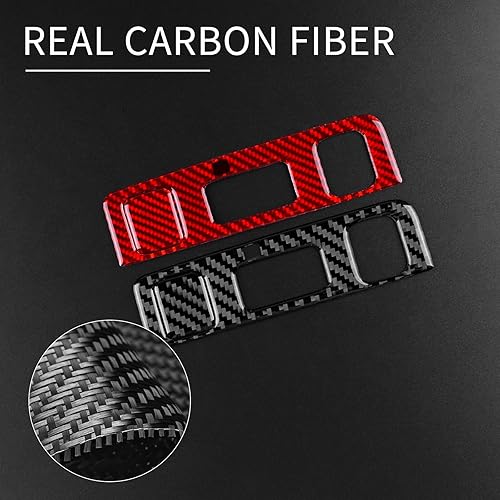 Miniatura 10 de AIRSPEED Adhesivo para botón de interruptor de faros delanteros Subaru WRX, cubierta de marco de botón de cajuela, cubierta interior del lado del