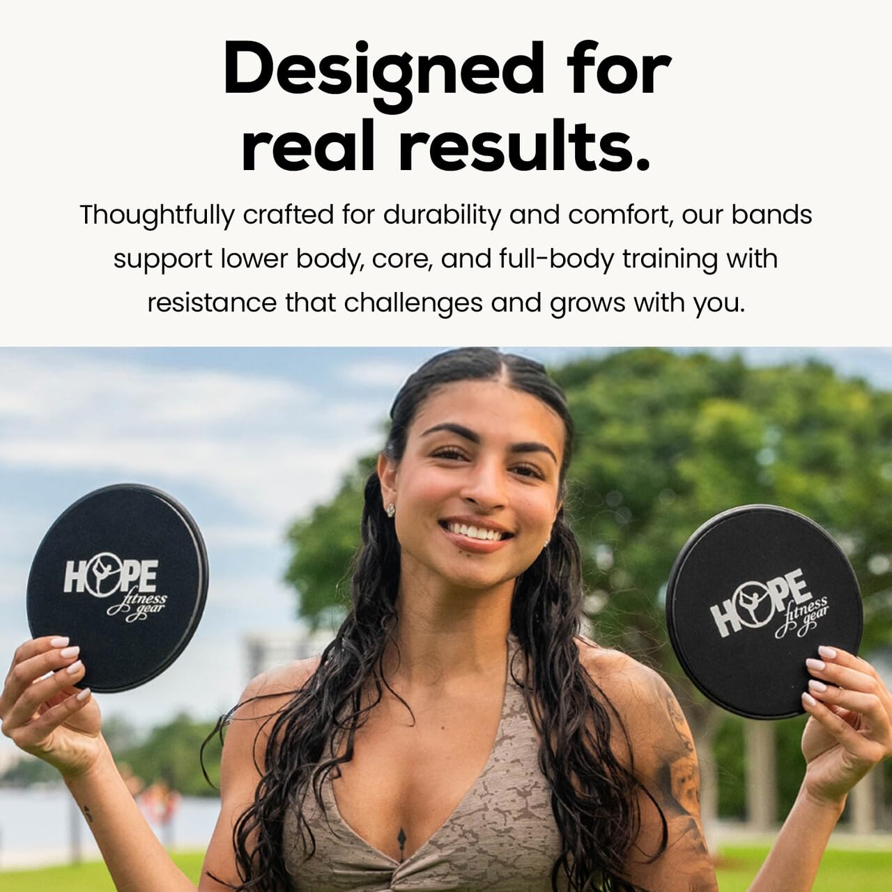 Hope Fitness Gear Bandas de resistencia de bucle grande – Bandas de asistencia para dominadas, Azul