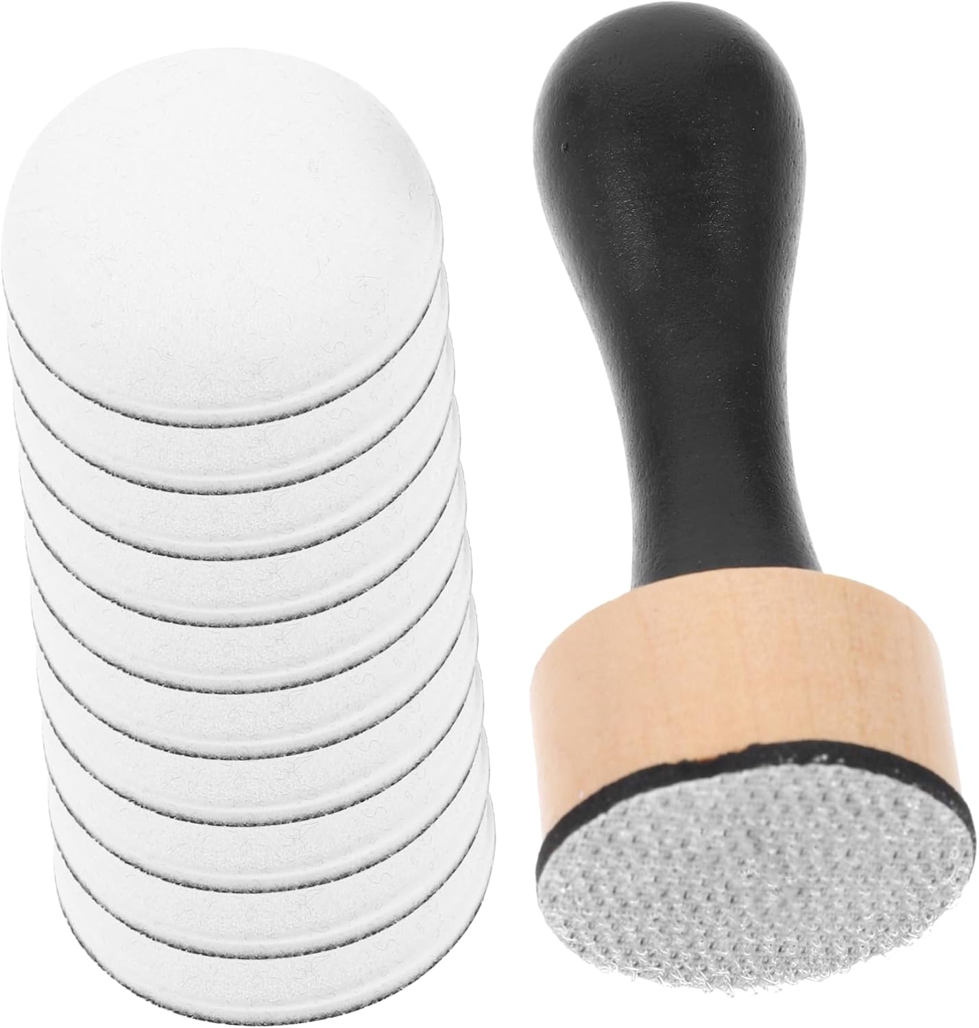 Uonlytech 1Set Painting Sponges with Handle DIY Craft Painting Stamper Kit for Oil Ink and Creative Projects