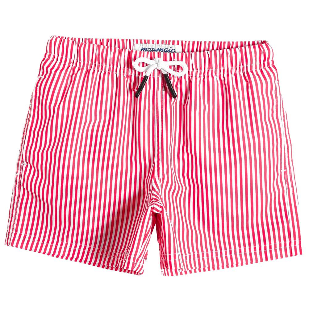 maamgic Costume da Bagno Pantaloncini da Bagno Estivi per Ragazzini Bambini Foderate in Rete Asciugatura Rapida Multi Colori