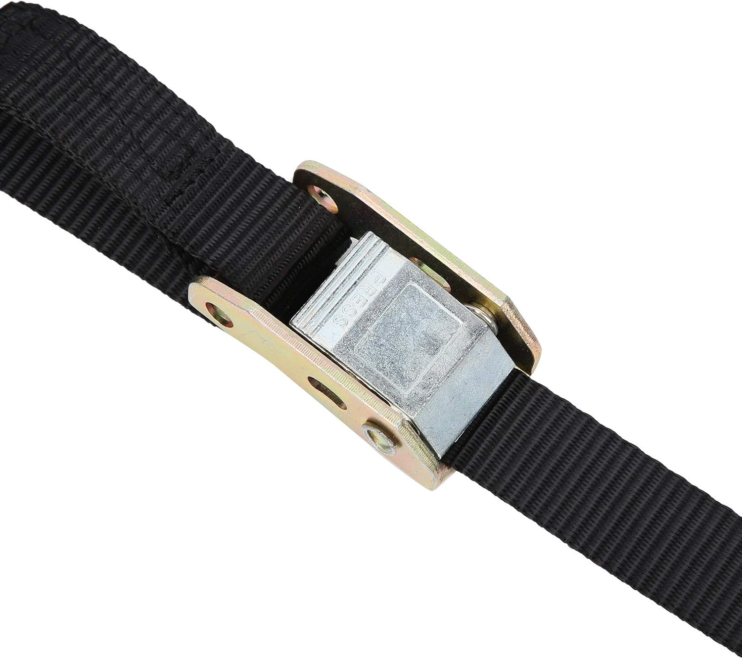 Alomejor Indoor Fitness Supply Black Gymnastic Hanging Rings with Adjustable Webbing for Strength Training and Yoga