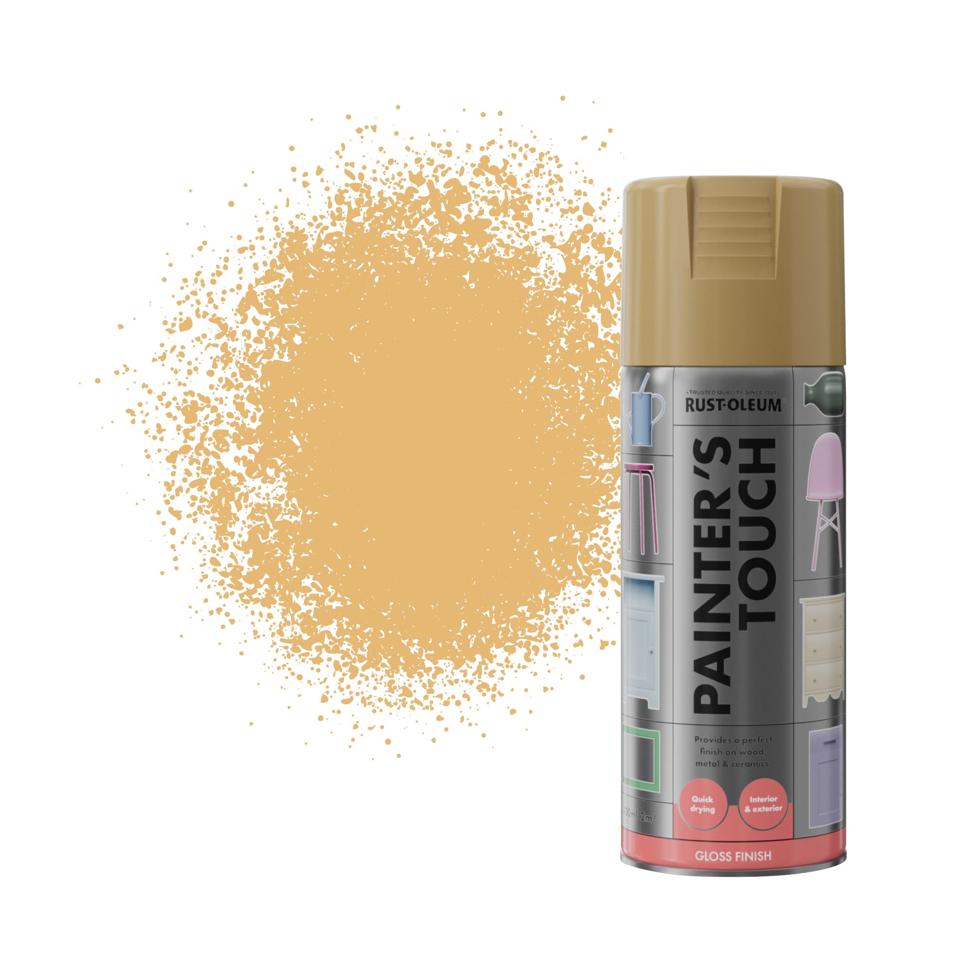 Rust-Oleum AE0040023E8 400ml Painter's Touch Spray Paint - Khaki Gloss