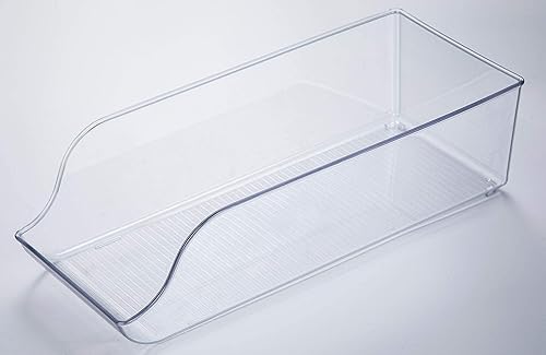 Miniatura 6 de JinaMart - Organizador de refrigerador JinaMart, soporte para bebidas para refrigerador, cocina, encimeras, gabinetes, dispensador de latas de