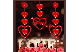 Valentine's Day Window Lights 3 Pack