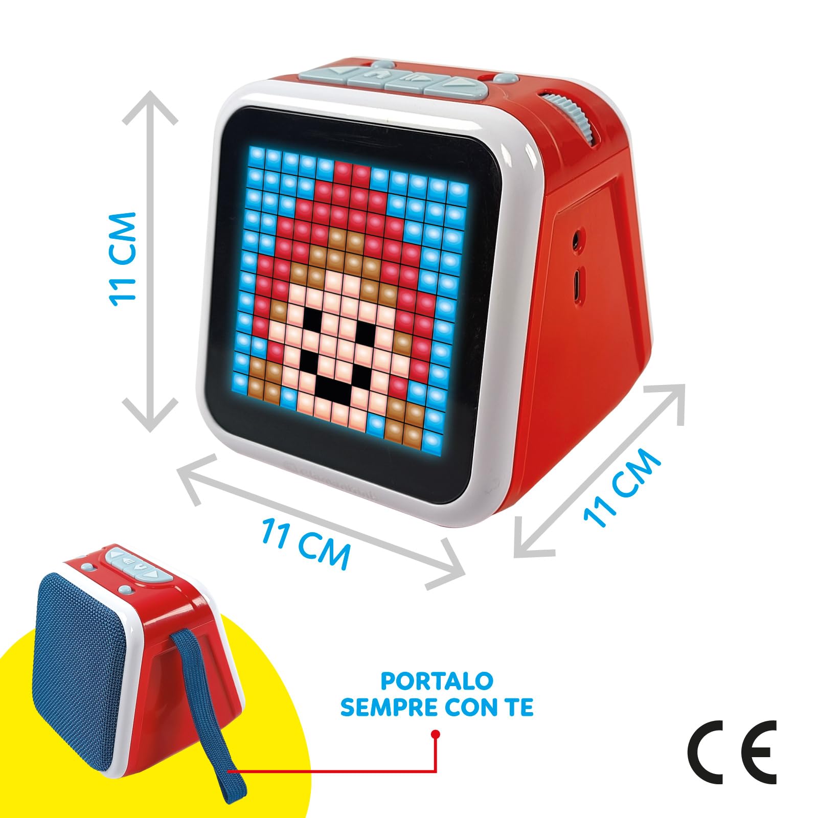 Clementoni Sapientino - Magico Raccontastorie per Bambini 3-8 Anni, con 40 Storie Illustrate in Pixel Art Interattive e Personalizzabili, 3 Modalità di Gioco e 2+ Ore di Racconti Scaricabili, 17729