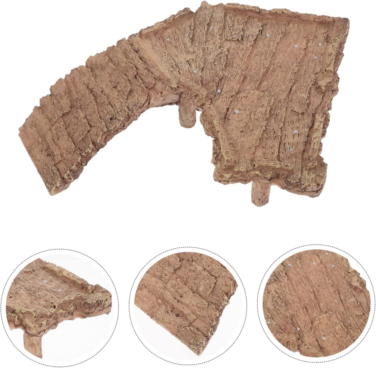 ORFOFE Resin Turtle Basking Platform Durable Climbing Resting Area for Aquatic Reptiles for Turtle Tanks Easy to Install Enhances Habitat Decor and Exercise Opportunity