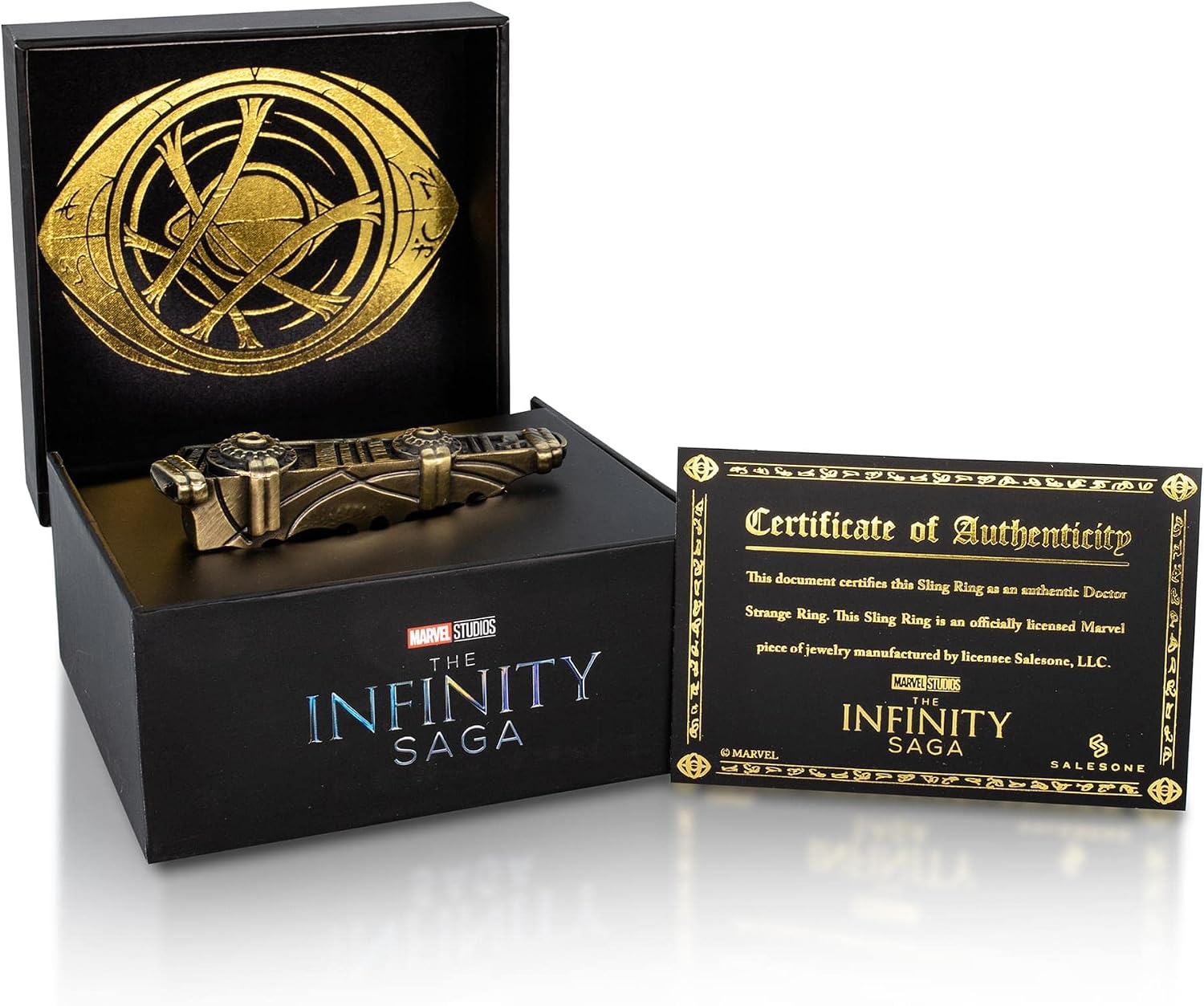 Toynk Marvel Studios Infinity Saga Doctor Strange Sling Ring Official Collectible Replica black