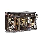 CUTEBEE Dollhouse Miniature with Furniture, DIY Wooden Dollhouse Kit Plus Dust Proof, Creative Room Idea