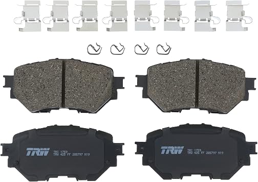 TRW Pro TRC1759 Disc Brake Pad Set For Mazda 3 2014-2018, Front