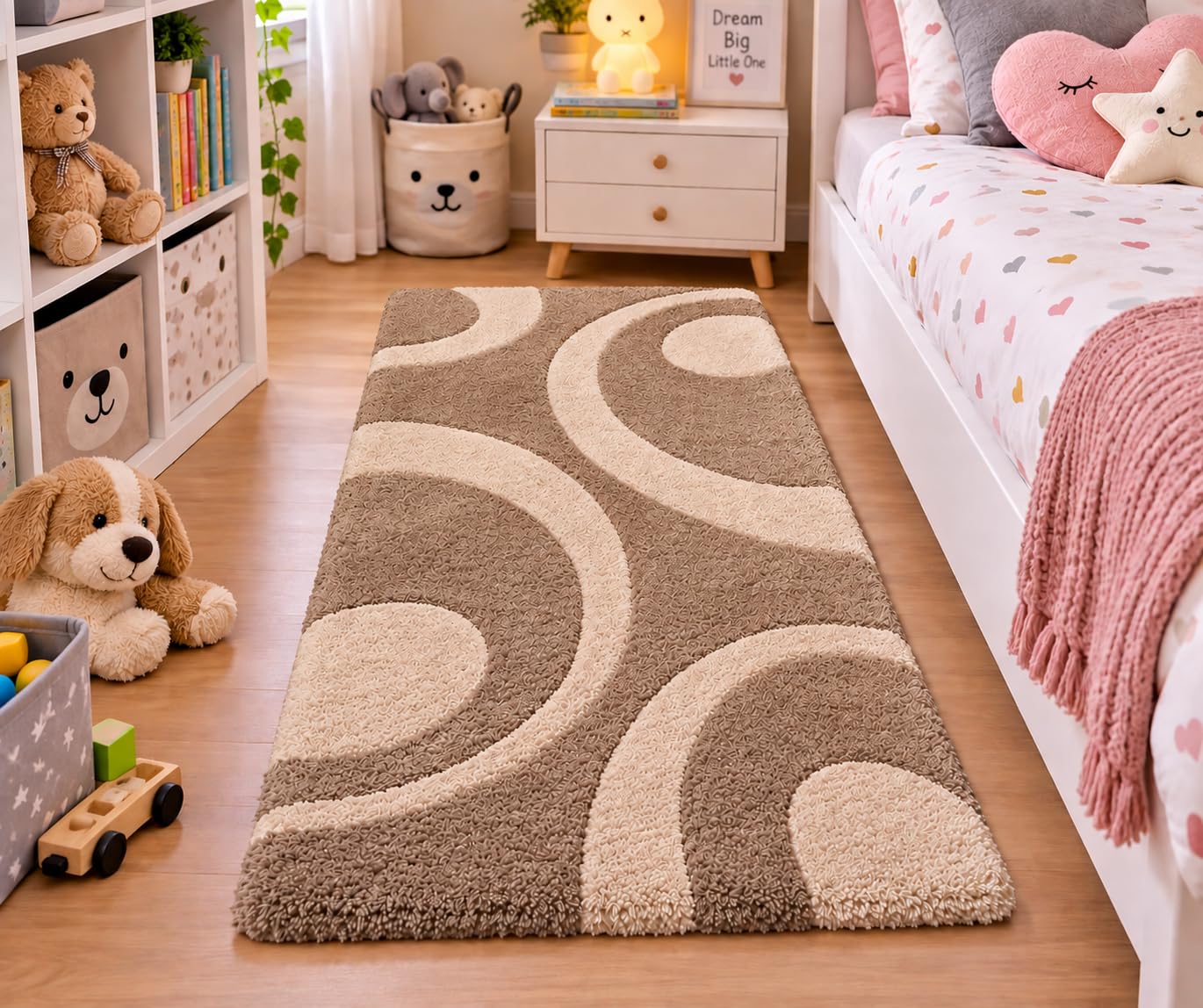 Ivory Shaggy Carpet - Soft & Luxurious Rug -19 Ivory Shaggy Carpet - Soft & Luxurious Rug -19