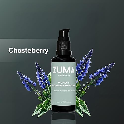 Miniatura 5 de Zuma Nutrition Tónico para mujer, líquido de hierbas veganas con nutrientes a base de plantas para el bienestar diario de las mujeres, tintura