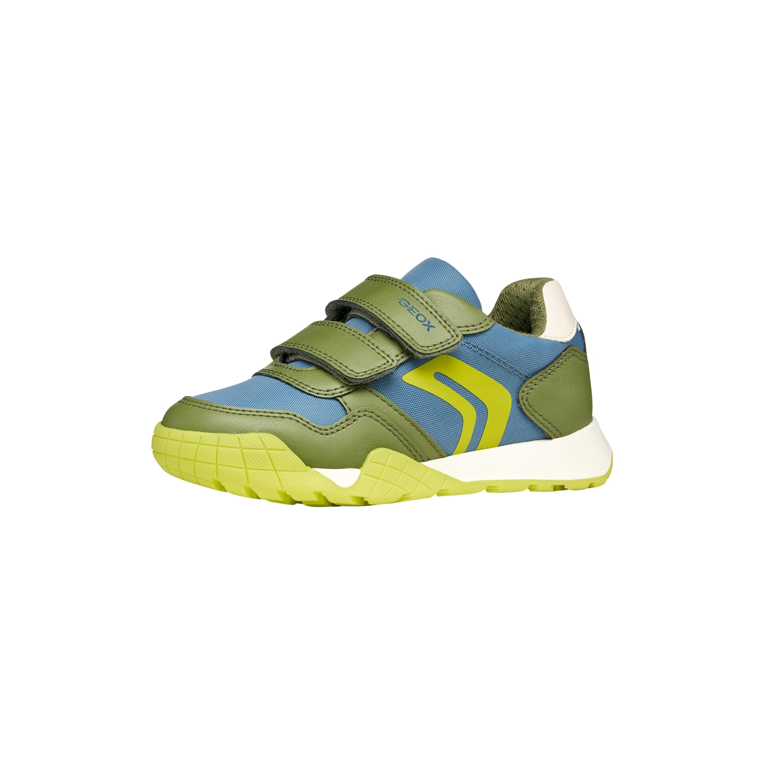 Geox J RANN-E Boy A Trainers, AVIO/LT Green, 38 EU